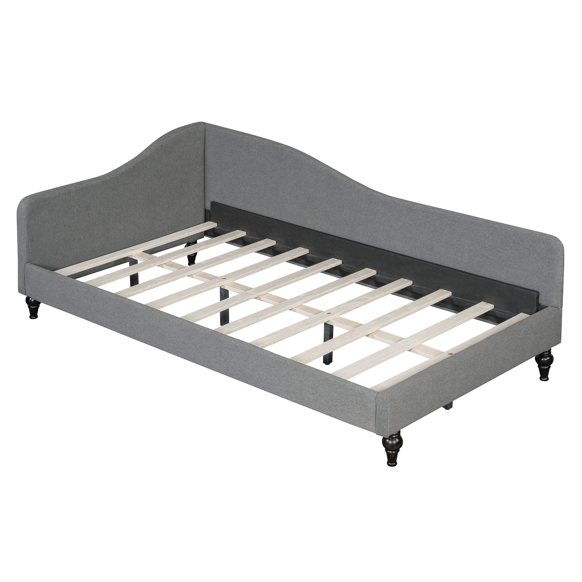 Modern L Shaped Linen Daybed With Legs