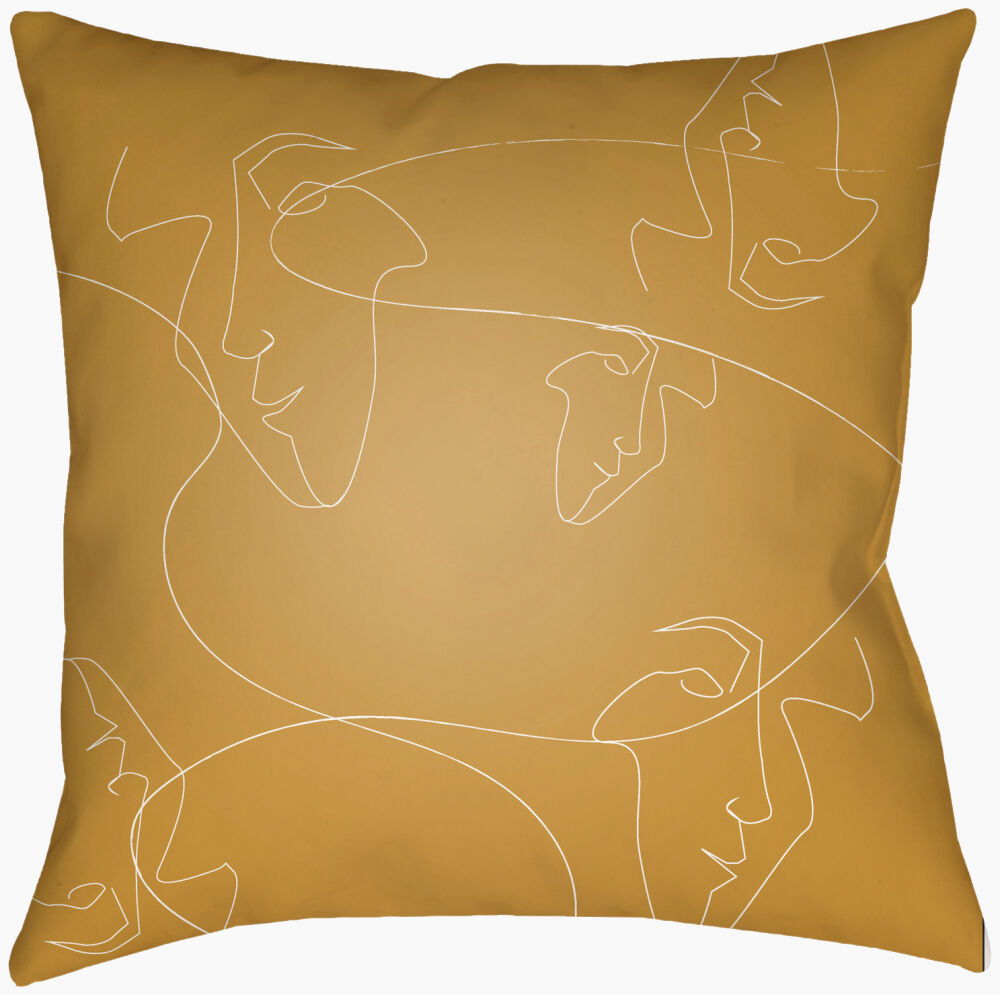 Modern Faces Pillow