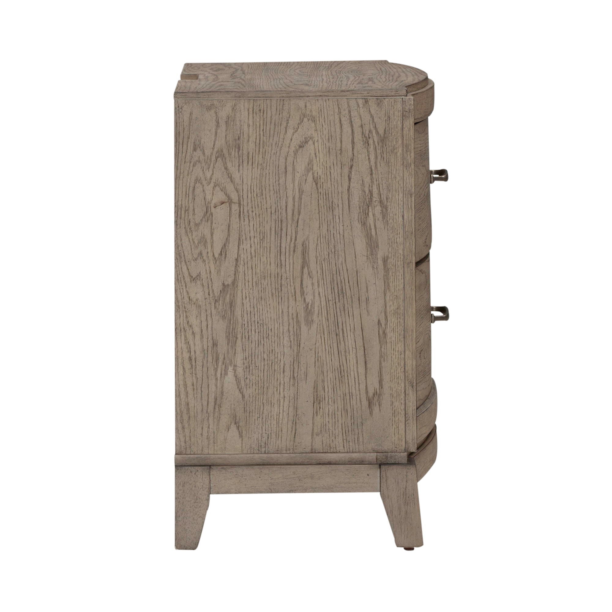 Liberty Furniture Avalon - Nightstand With Charging Station - Burnished Beige | Meri Furniture