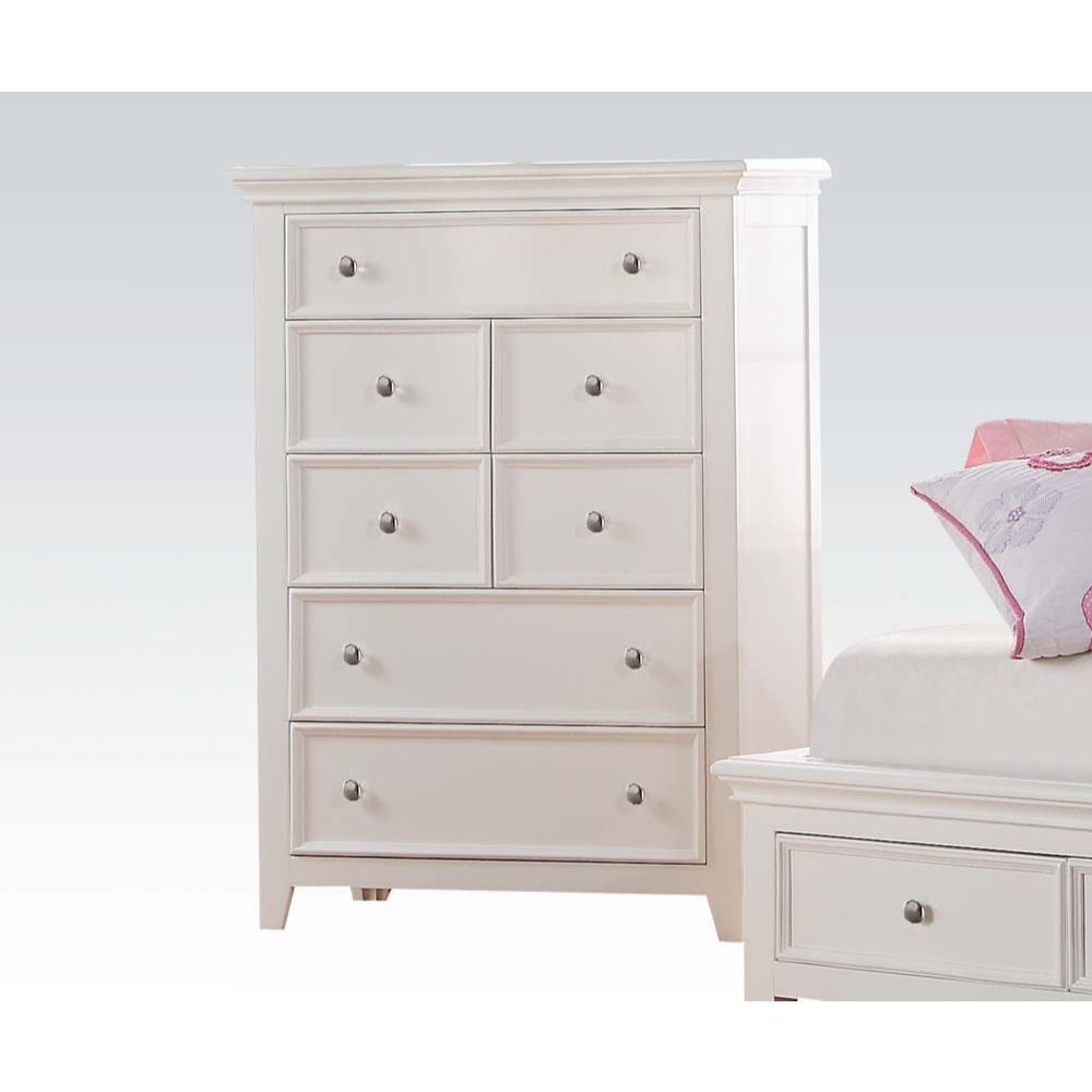 ACME Lacey - Chest - White | Meri Furniture
