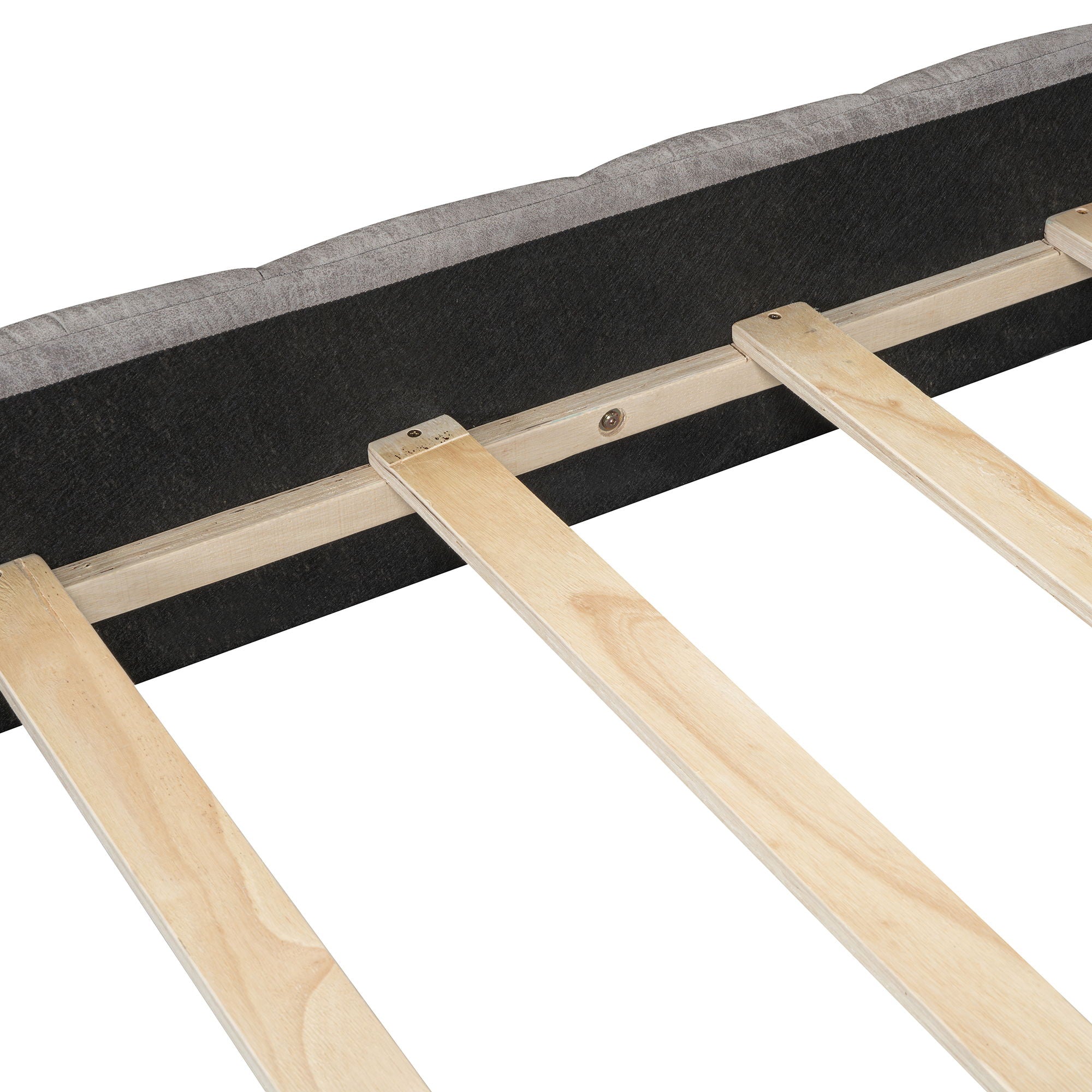 Elegant Design Upholstered Platform Bed