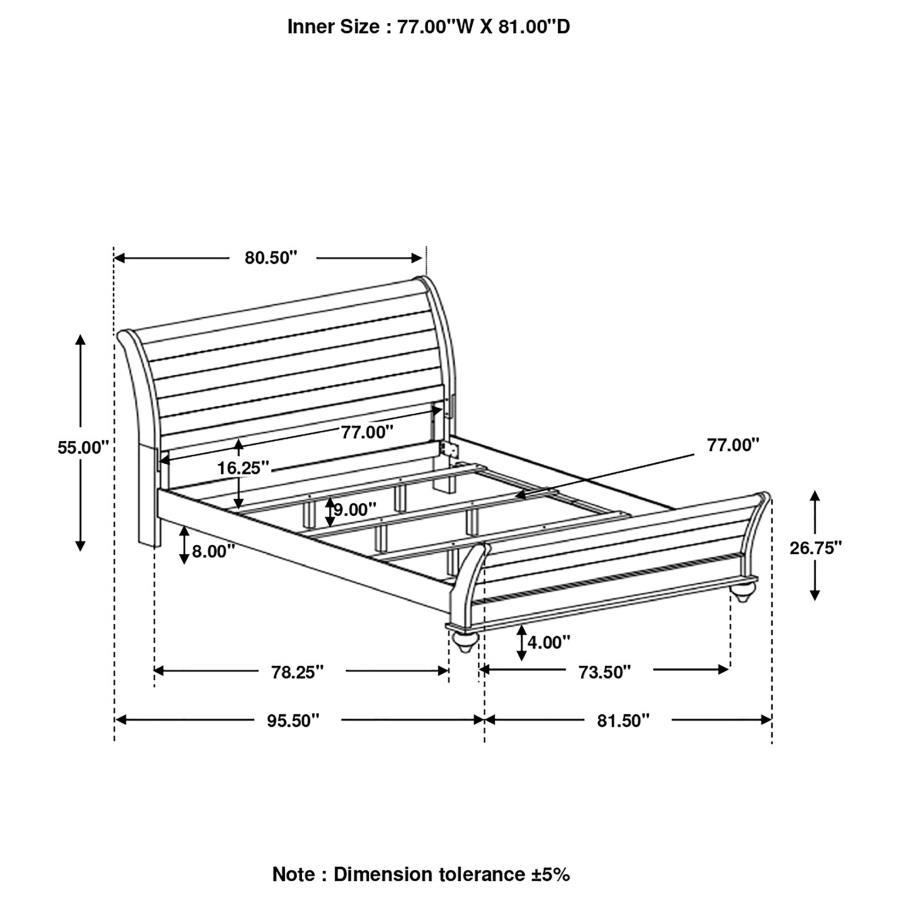 Coaster Fine Furniture Stillwood - Wood Sleigh Bed | Meri Furniture