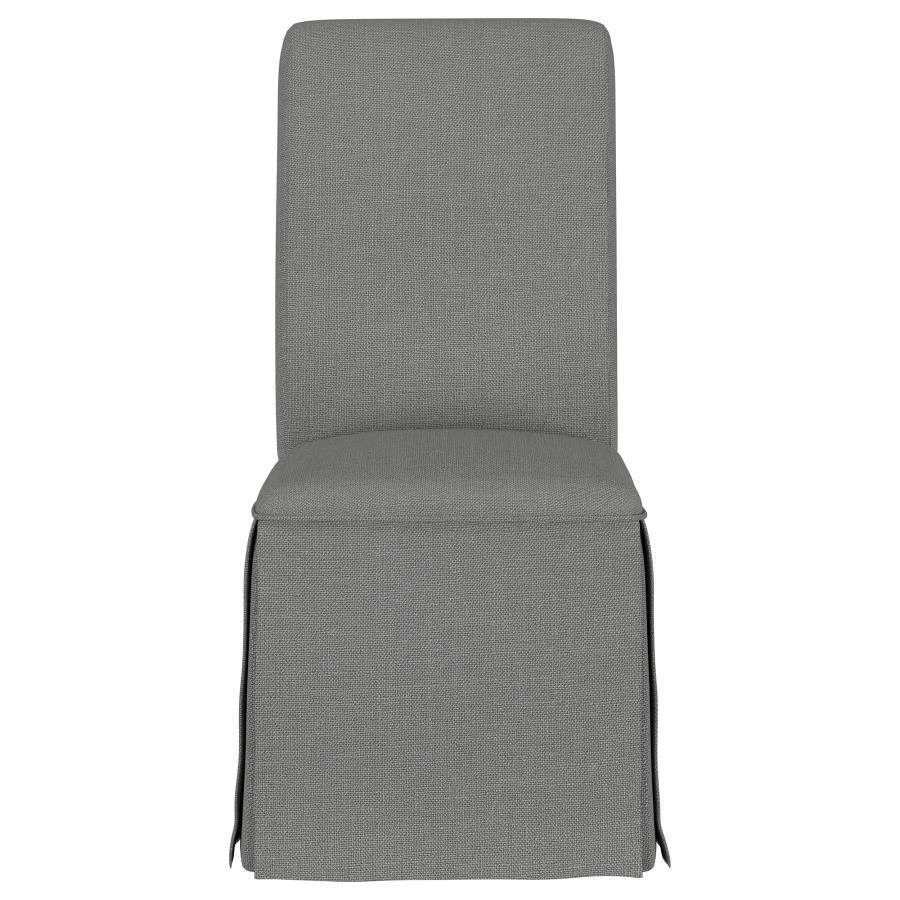 Coaster Fine Furniture Shawna - Upholstered Skirted Dining Chair (Set of 2) | Meri Furniture