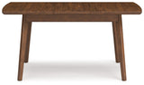 Lyncott - Brown - Rectangular Dining Room Butterfly Extension Table