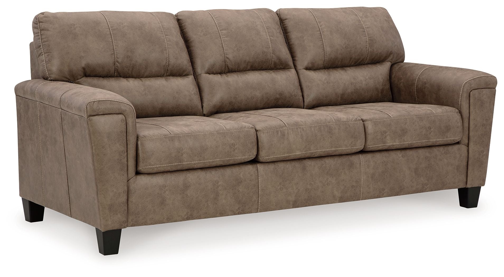 Signature Design by Ashley® Navi - Fossil - 3 Pc. - Sofa, Loveseat, Rocker Recliner | Meri Furniture
