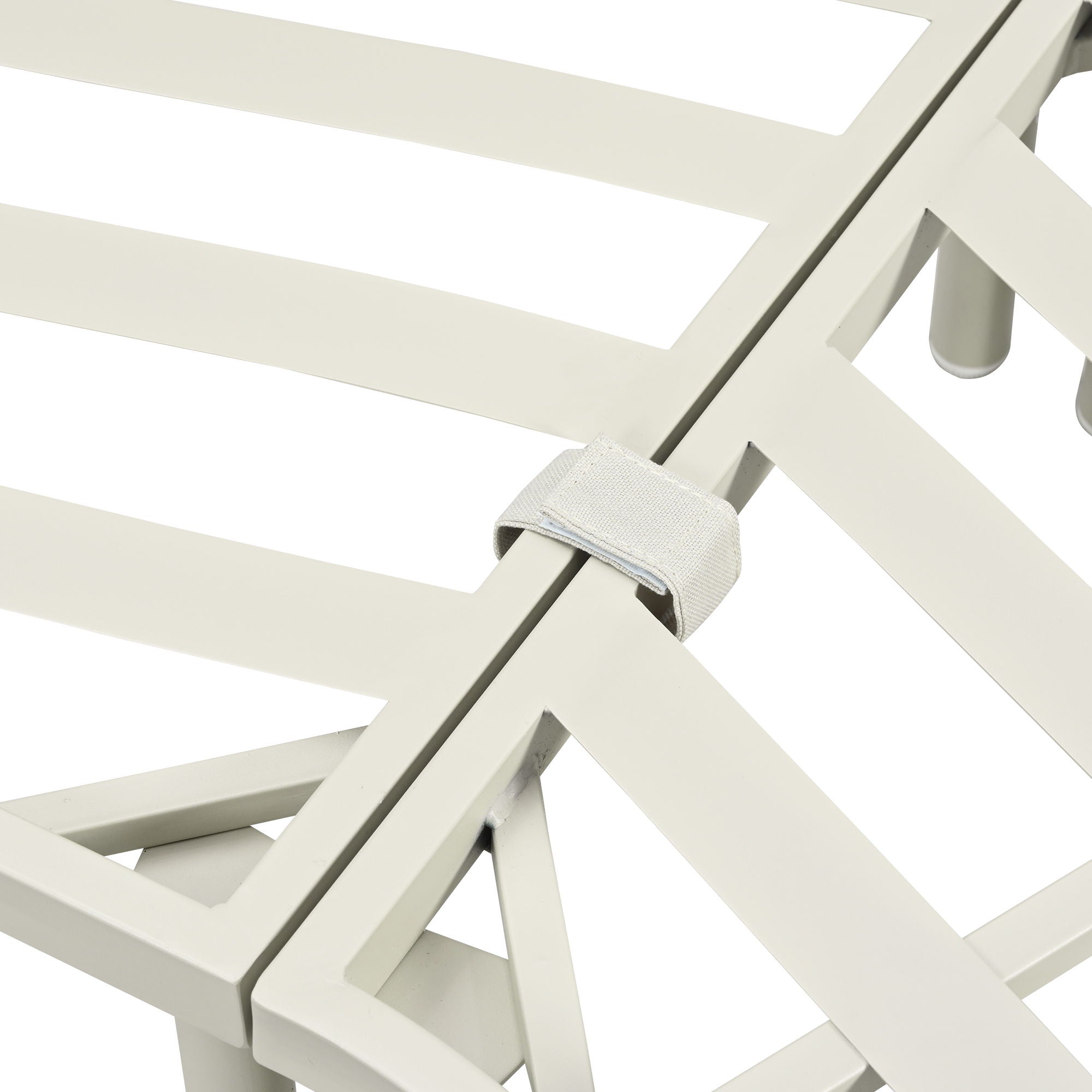 6 Piece Patio Set, Half Moon Outdoor Sectional Sofa With 2 High Low Coffee Tables, 4 Pillows & Cushions