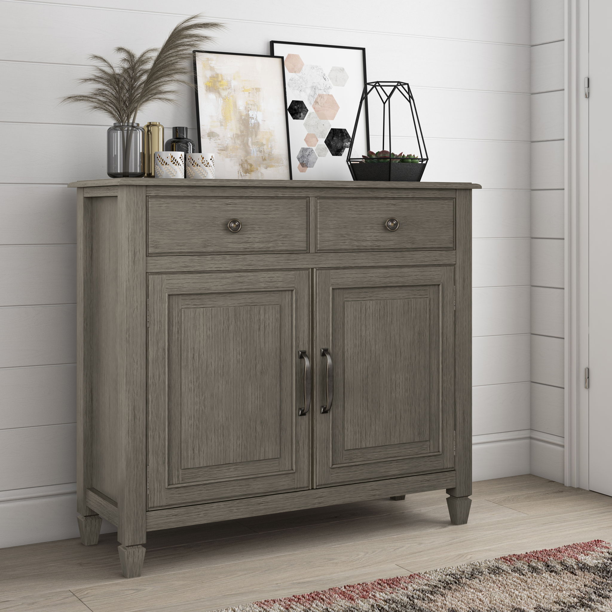 Connaught - Handcrafted Entryway Storage Cabinet