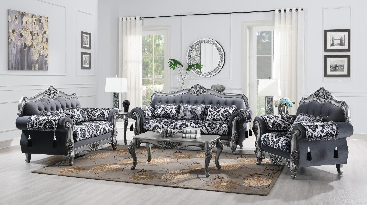 U206 - Traditional Chair - Gray