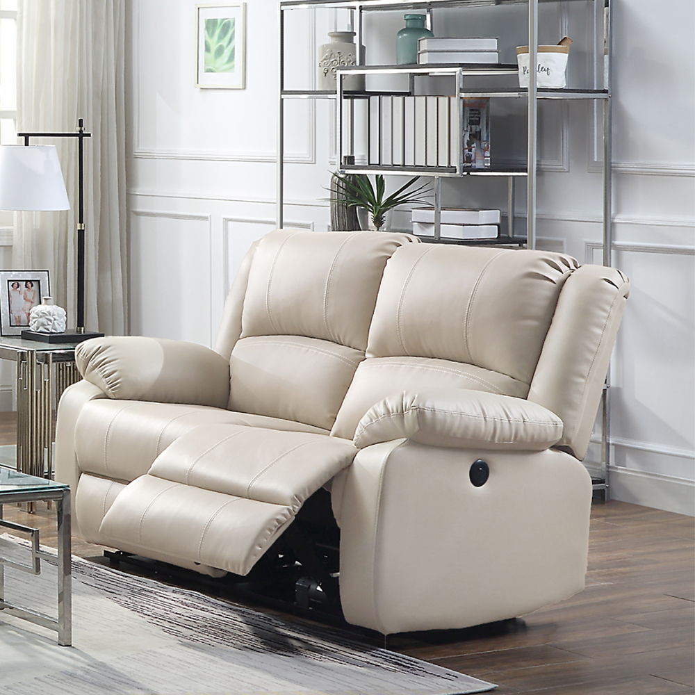 ACME Zuriel - Power Motion Loveseat With USB - Beige | Meri Furniture