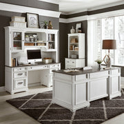 Liberty Furniture Allyson Park - Complete Desk Set - White | Meri Furniture