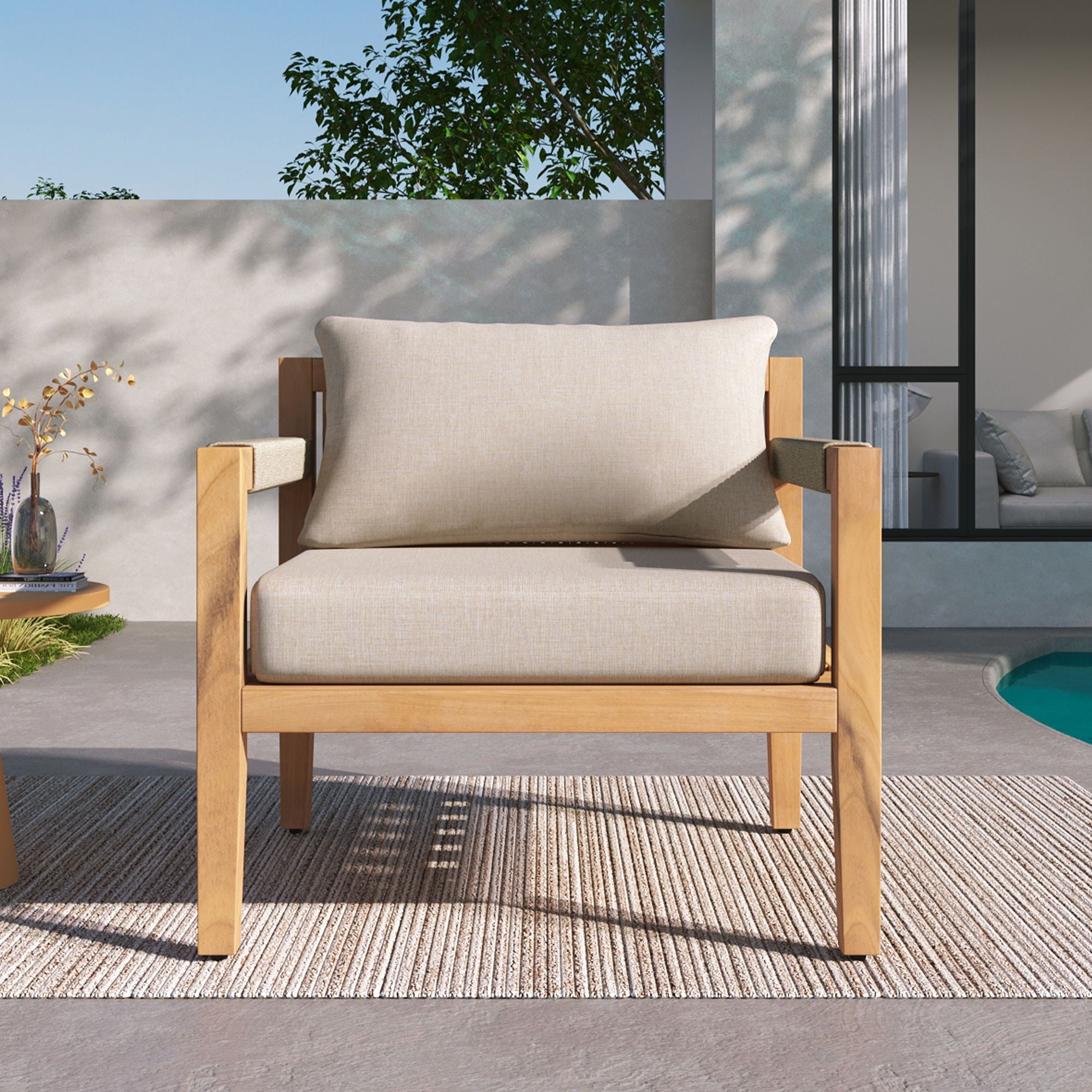 Outdoor Leisure Chair, Comfortable & Versatile For Any Patio