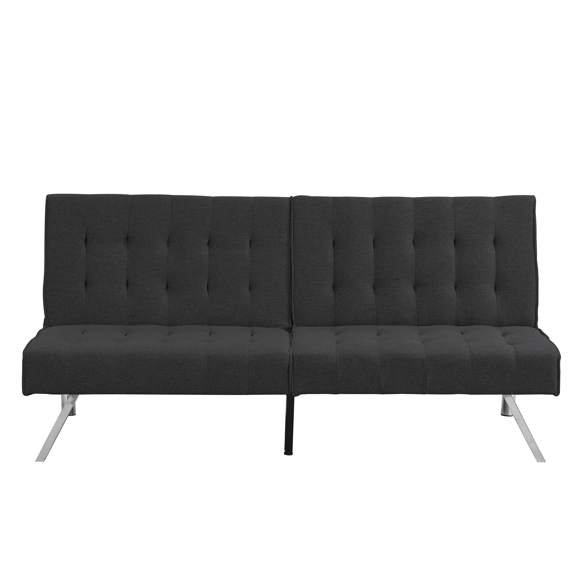 Modern Sofa Bed With Wood Frame And Stainless Legs