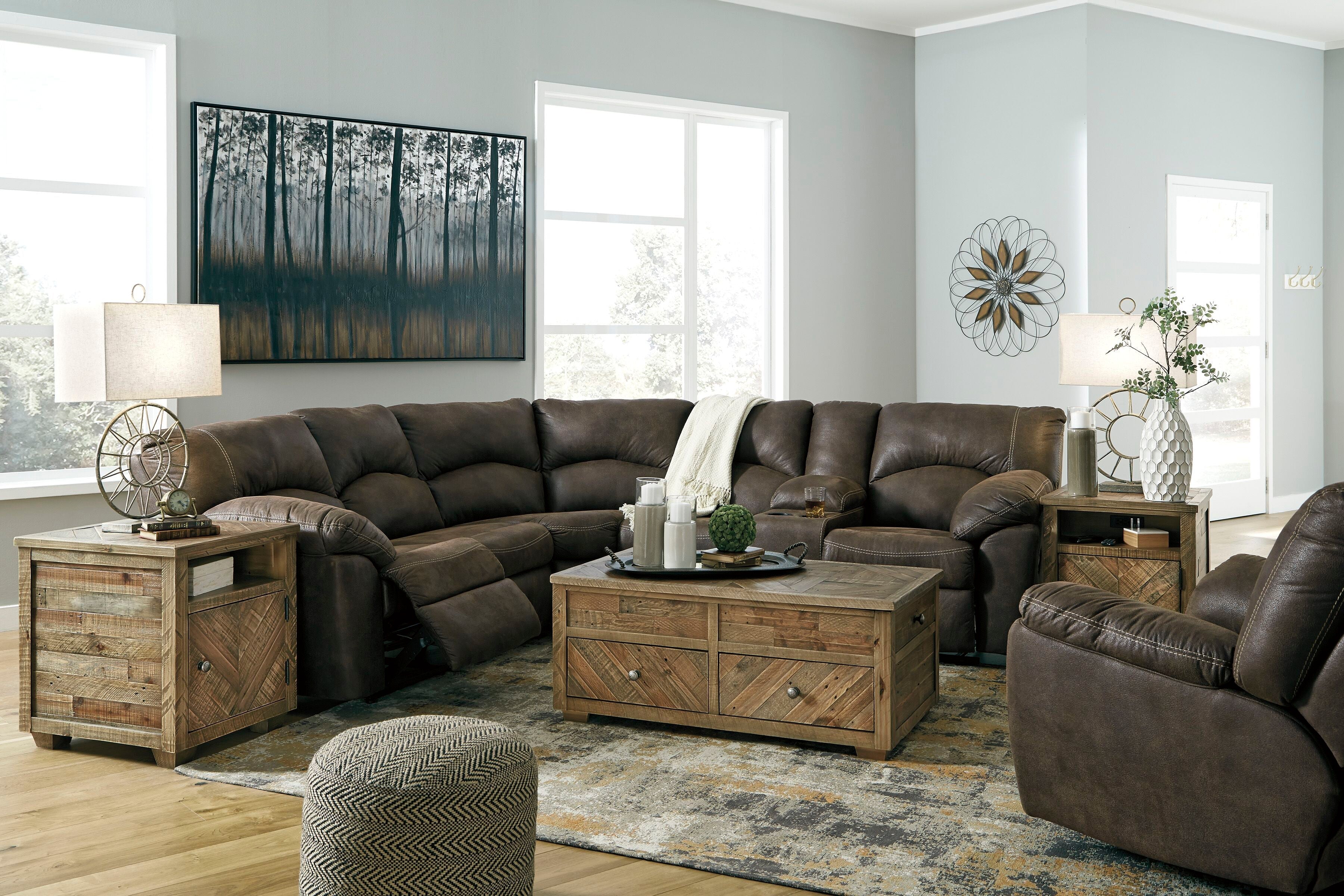 Signature Design by Ashley® Tambo - Reclining Living Room Set | Meri Furniture