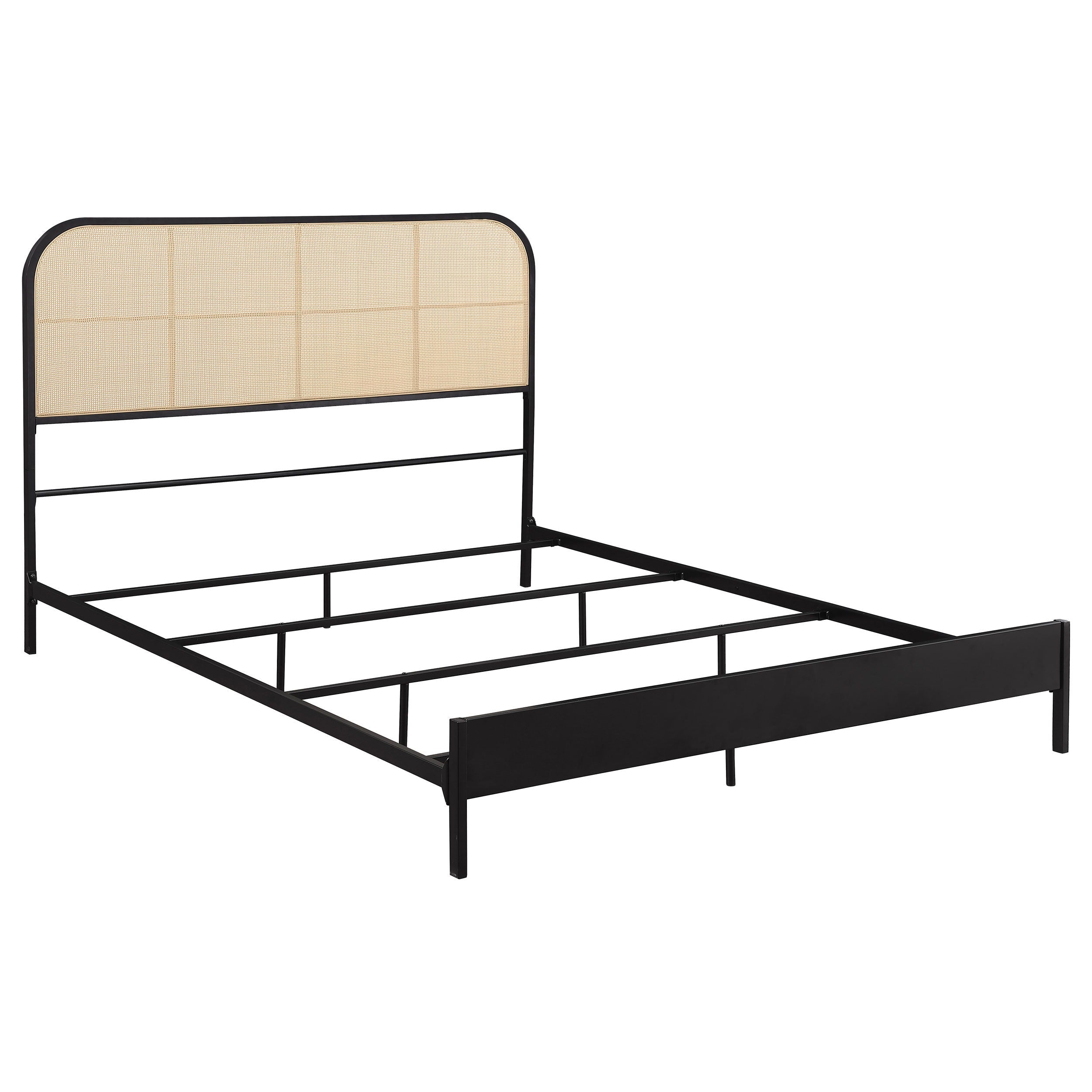 Coaster Fine Furniture Amherst - Radio Weave Rattan Metal Bed | Meri Furniture