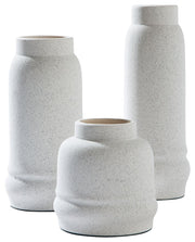 Ashley Furniture Jayden - White - Vase Set (Set of 3) | Meri Furniture
