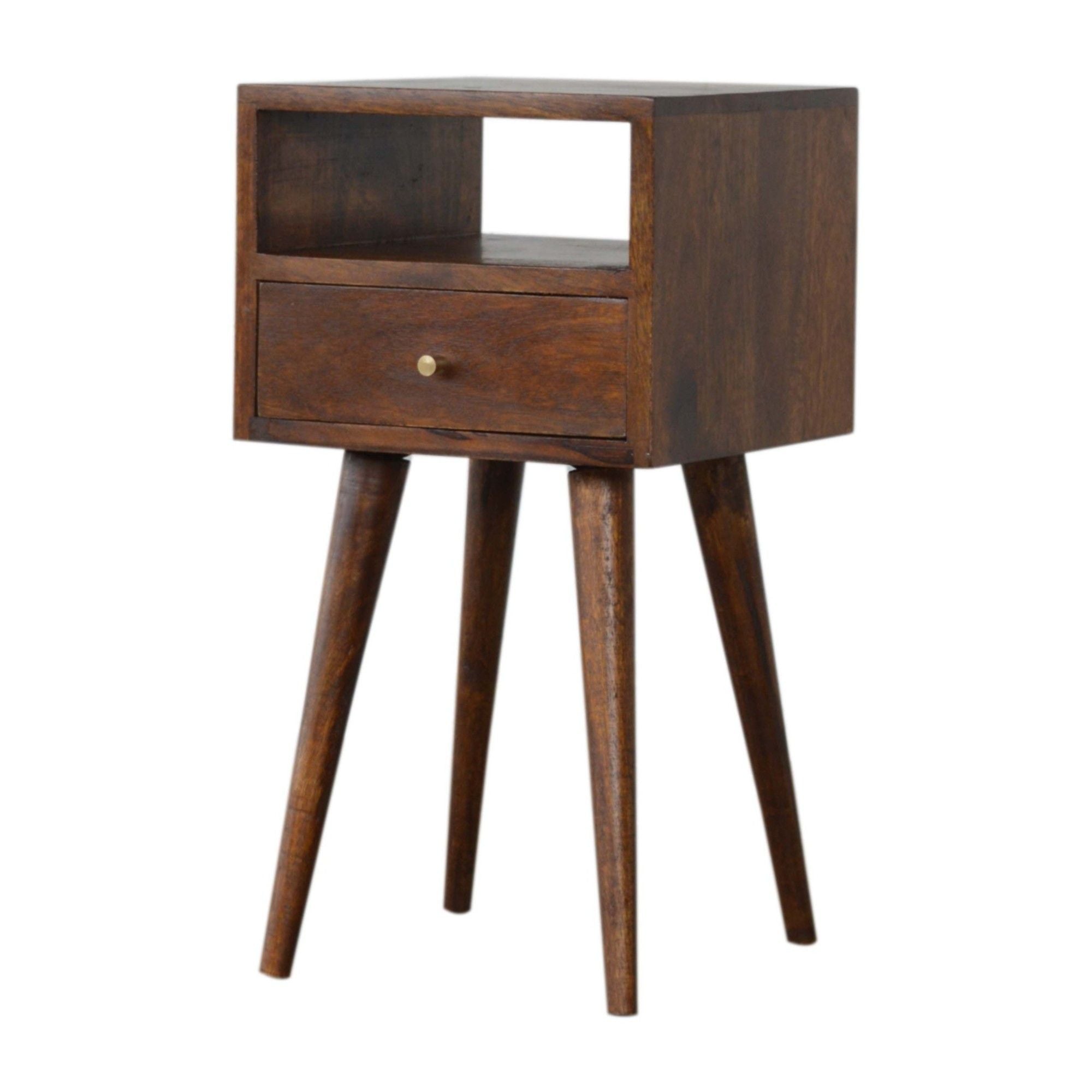 Solid Wood Mini Nightstand
