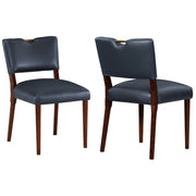 Bryson Retro Modern Dining Chair (Set of 2) - Dark Navy