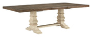 Signature Design by Ashley® Bolanburg - Brown / Beige - Extension Dining Table | Meri Furniture
