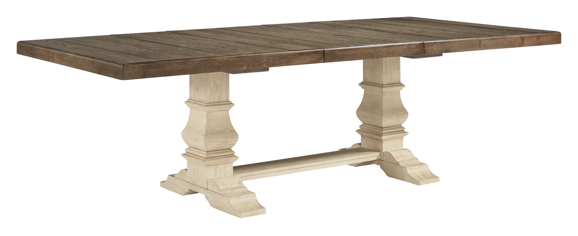 Signature Design by Ashley® Bolanburg - Brown / Beige - Extension Dining Table | Meri Furniture