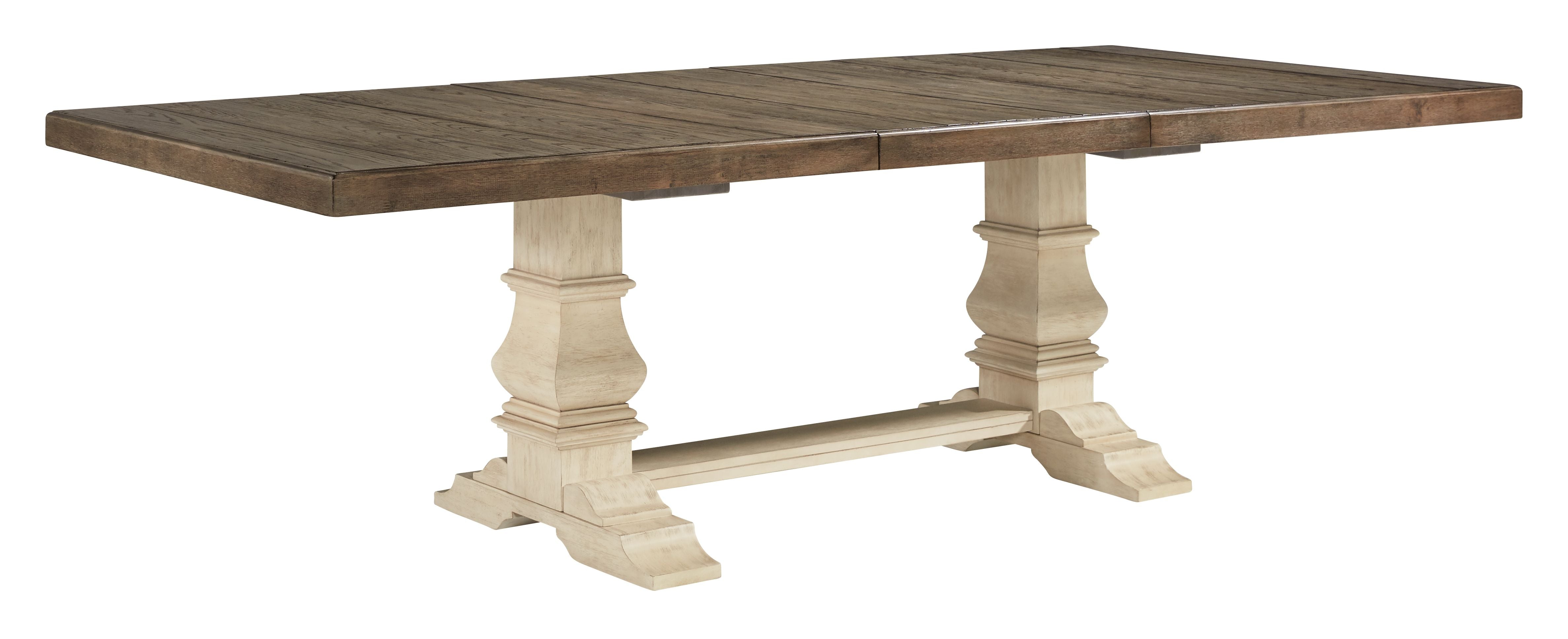 Signature Design by Ashley® Bolanburg - Brown / Beige - Extension Dining Table | Meri Furniture