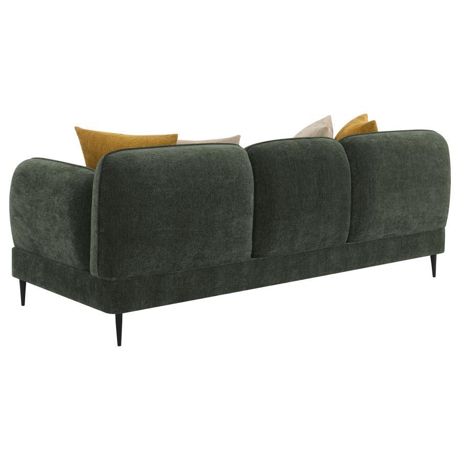 Jade - Chenille Upholstered Modern Track Arm Sofa