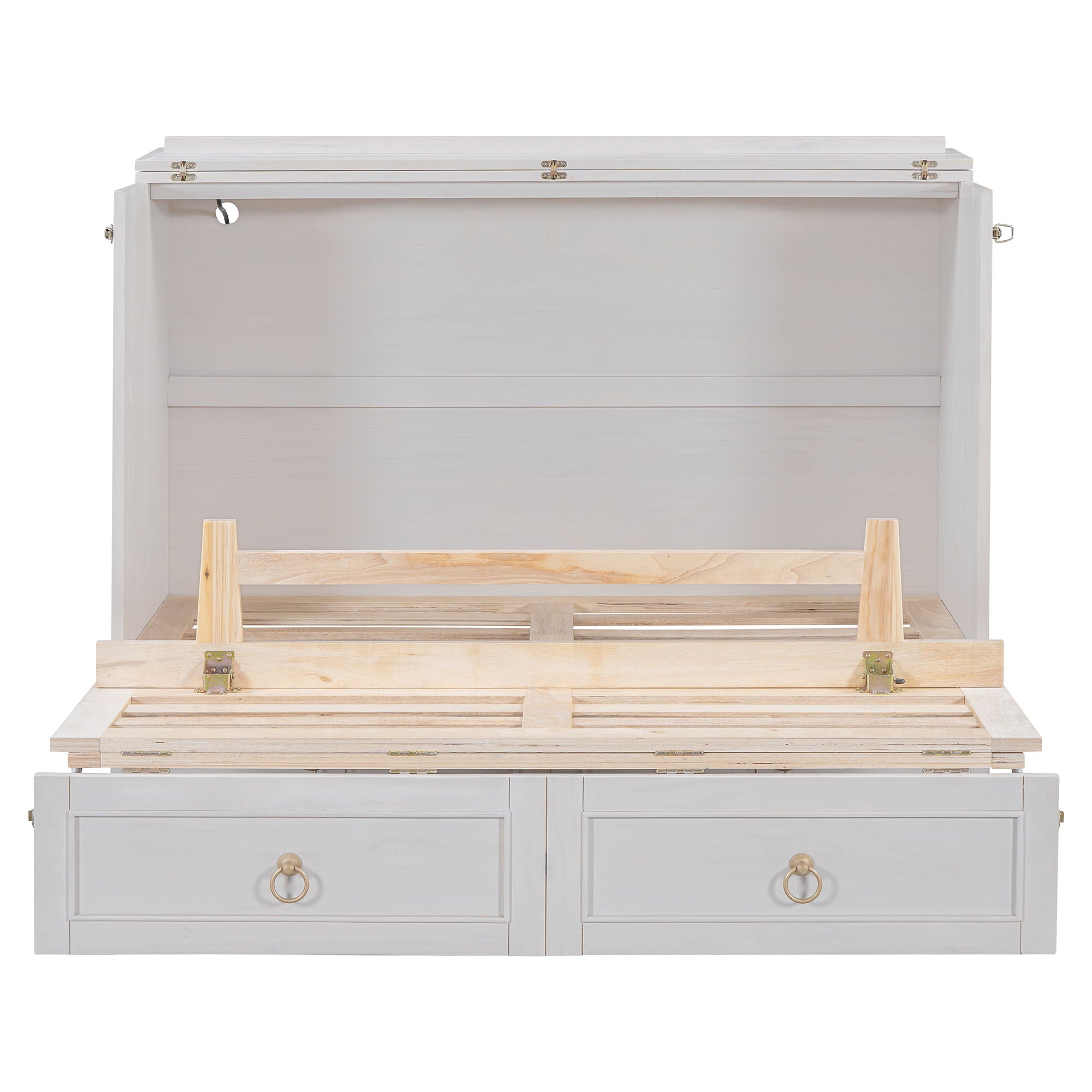 Murphy Bed With Large Drawers And Stylish Design