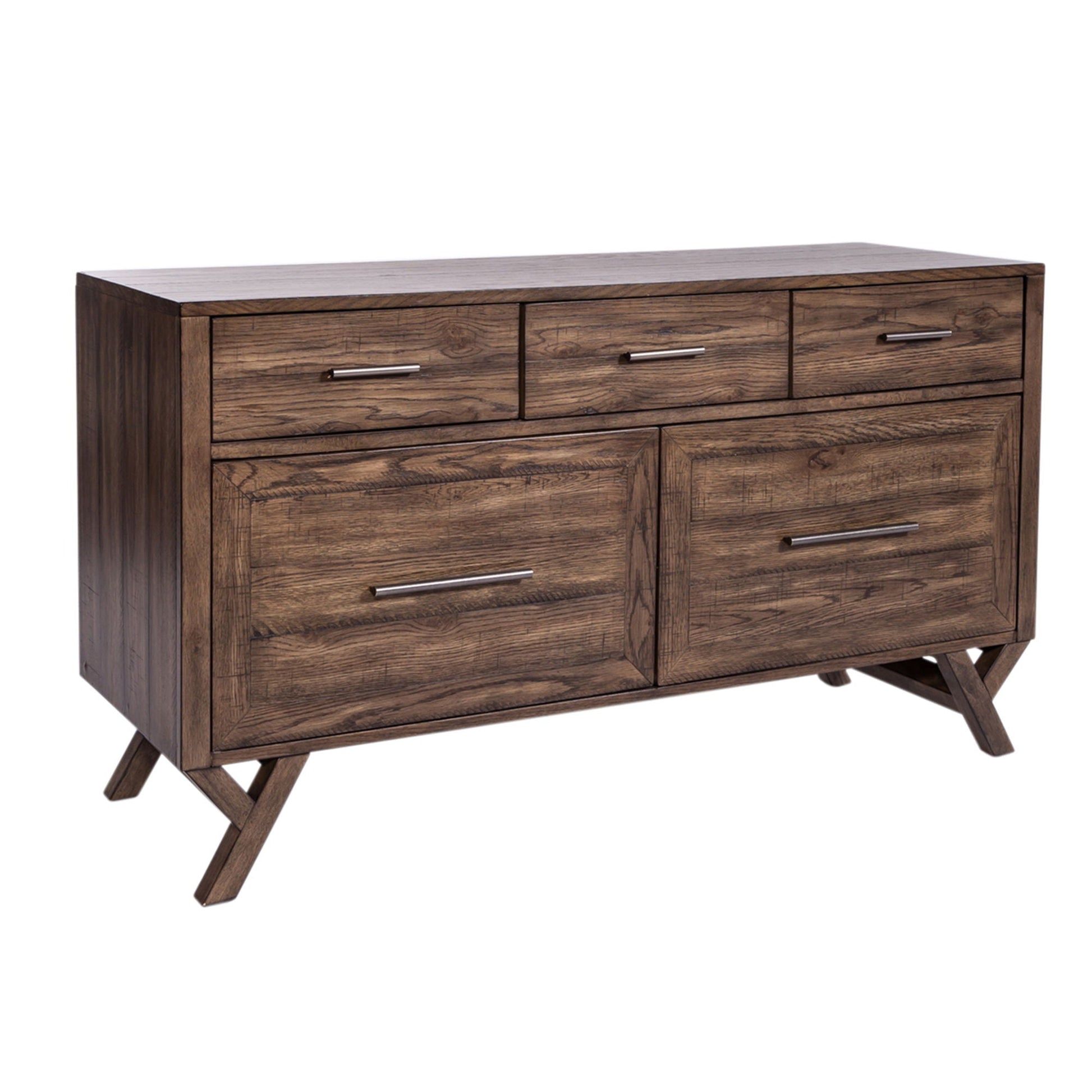 Liberty Furniture Lennox - Credenza - Dark Brown | Meri Furniture