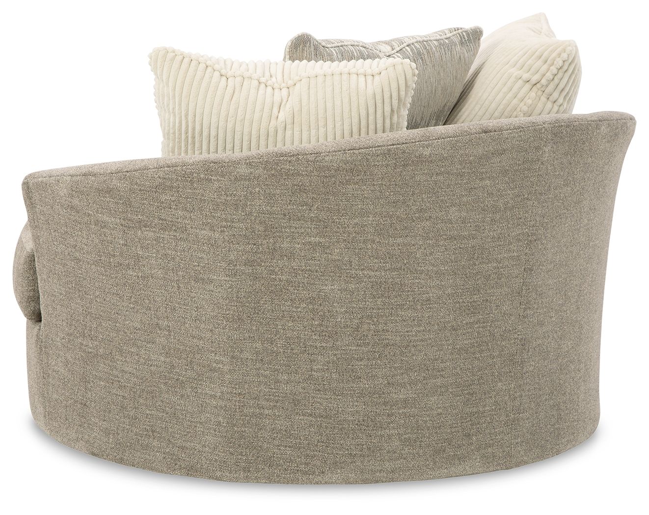 Signature Design by Ashley® Creswell - Stone - Oversized Swivel Accent Chair | Meri Furniture