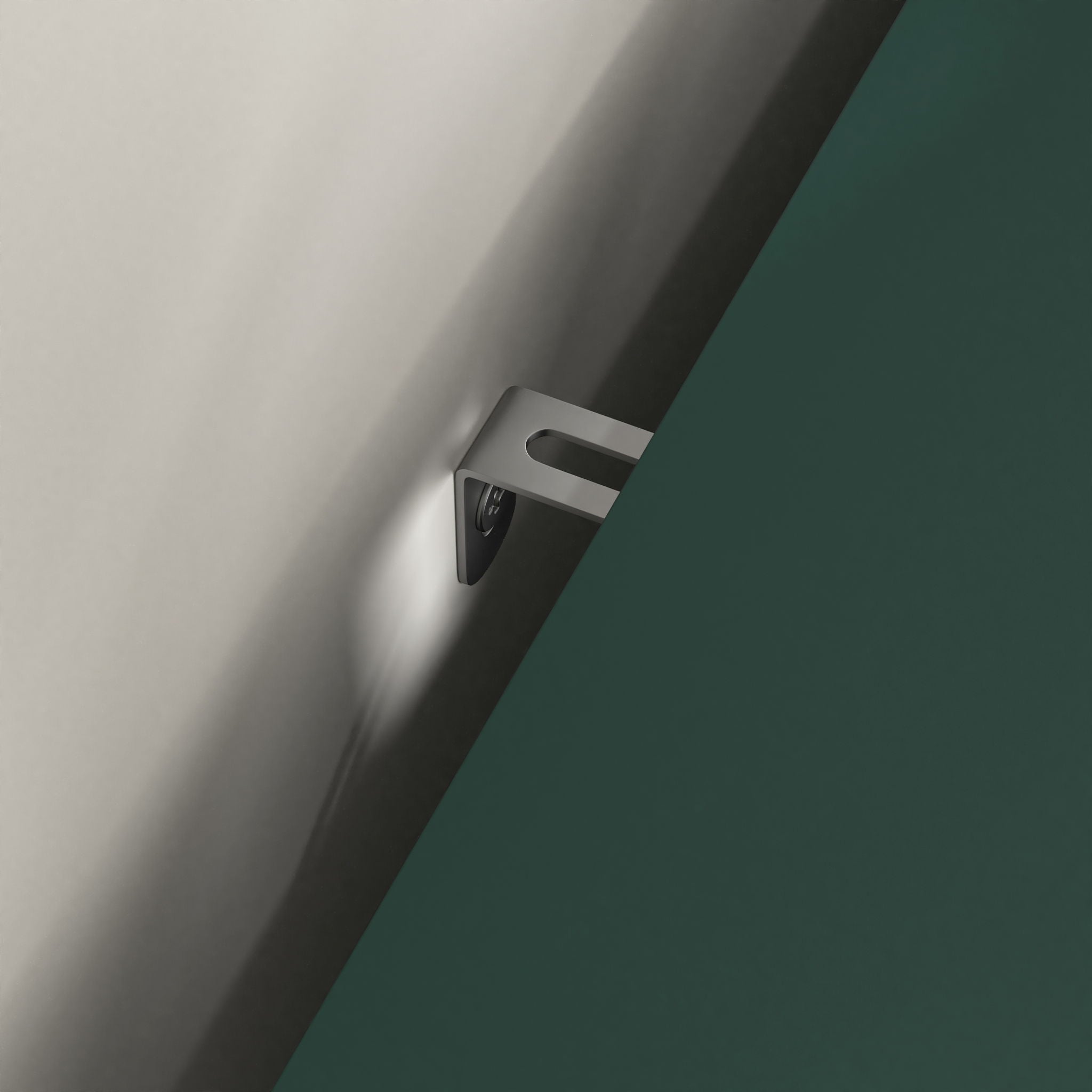 Modern Cabinet With Glass Doors And Drawer