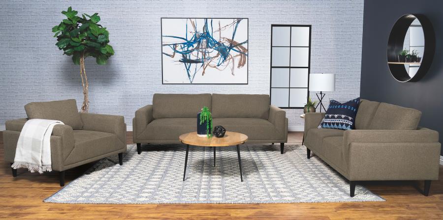 Coaster Fine Furniture Rilynn - Upholstered Track Arm Sofa Set | Meri Furniture