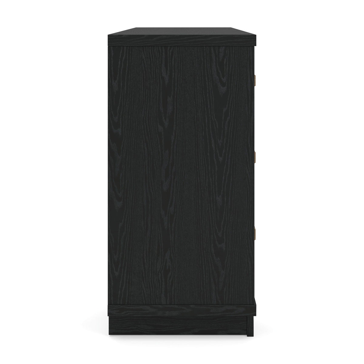 Kozmour - Six Drawer Dresser - Black / Brown