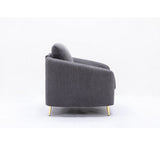 Yuina - Loveseat - Gray Linen