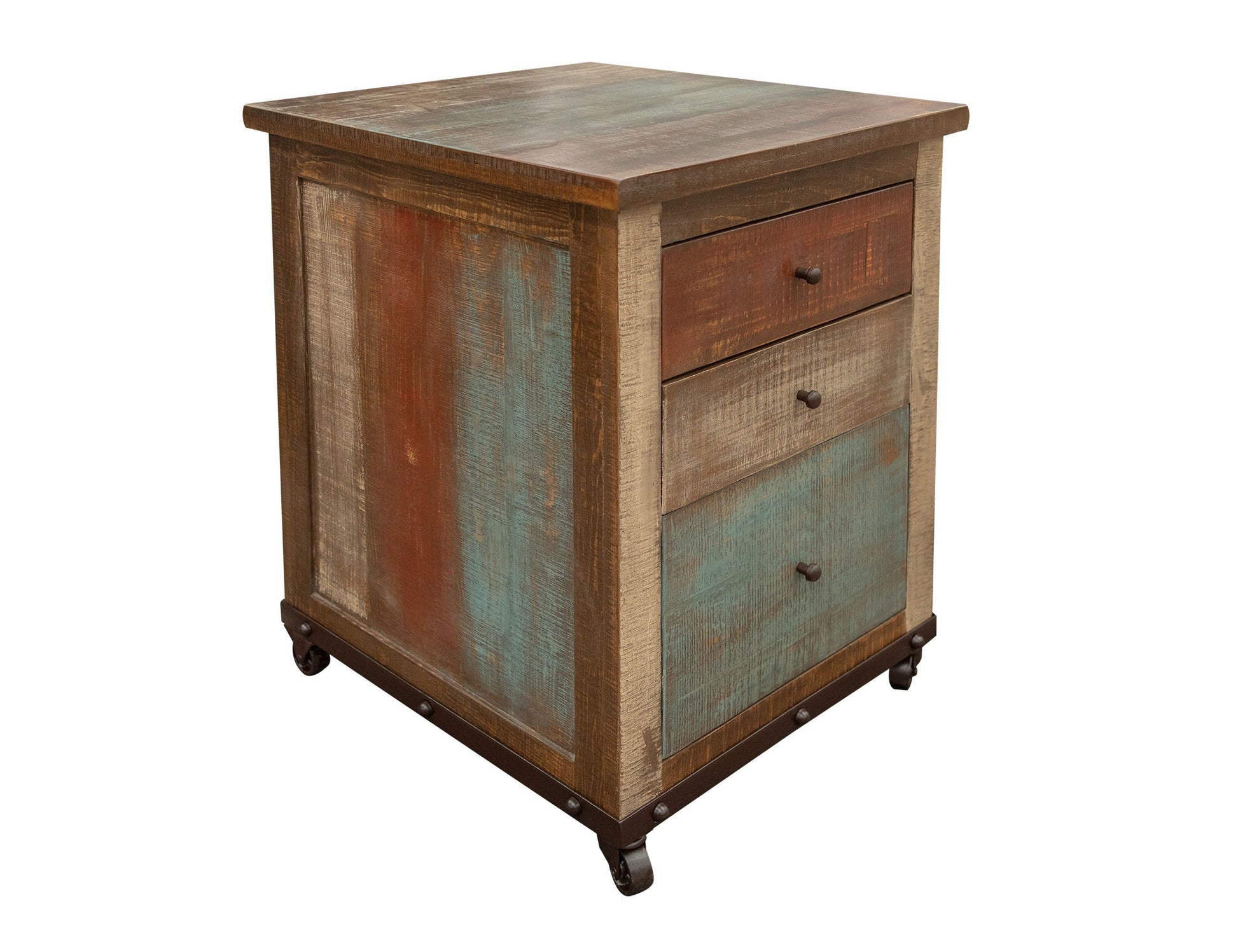International Furniture Direct Antique - File - Multicolor | Meri Furniture