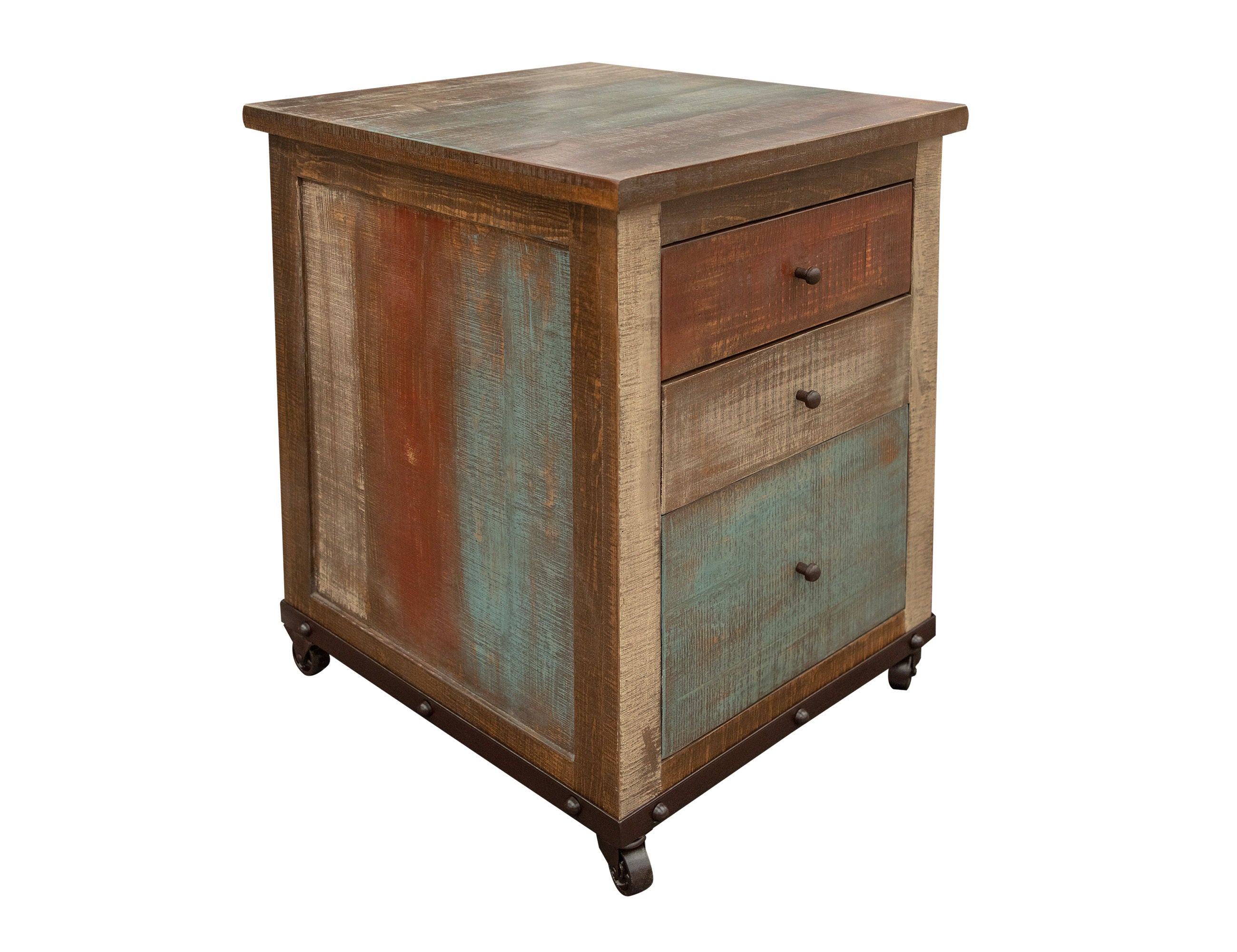 International Furniture Direct Antique - File - Multicolor | Meri Furniture