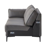 ACME Meka - Sectional Sofa - Anthracite | Meri Furniture