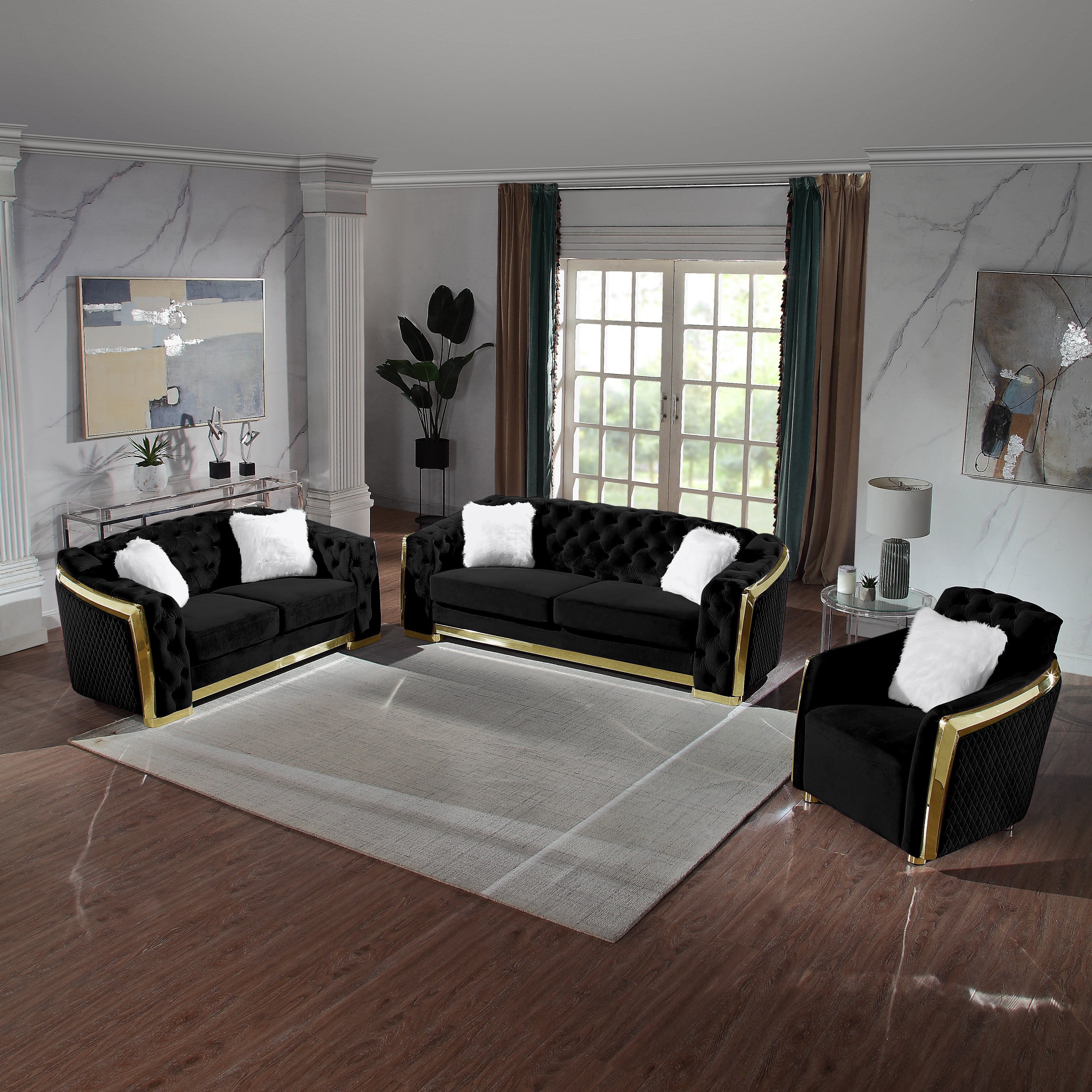 Luxurious Armchair/Loveseat/Sofa