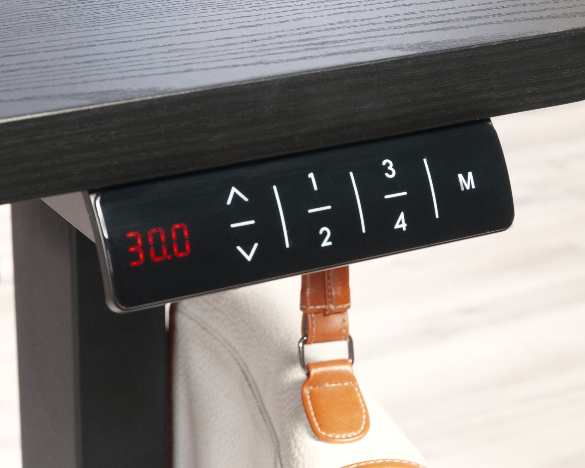 48" x 27" Electric Standing Desk in Black
