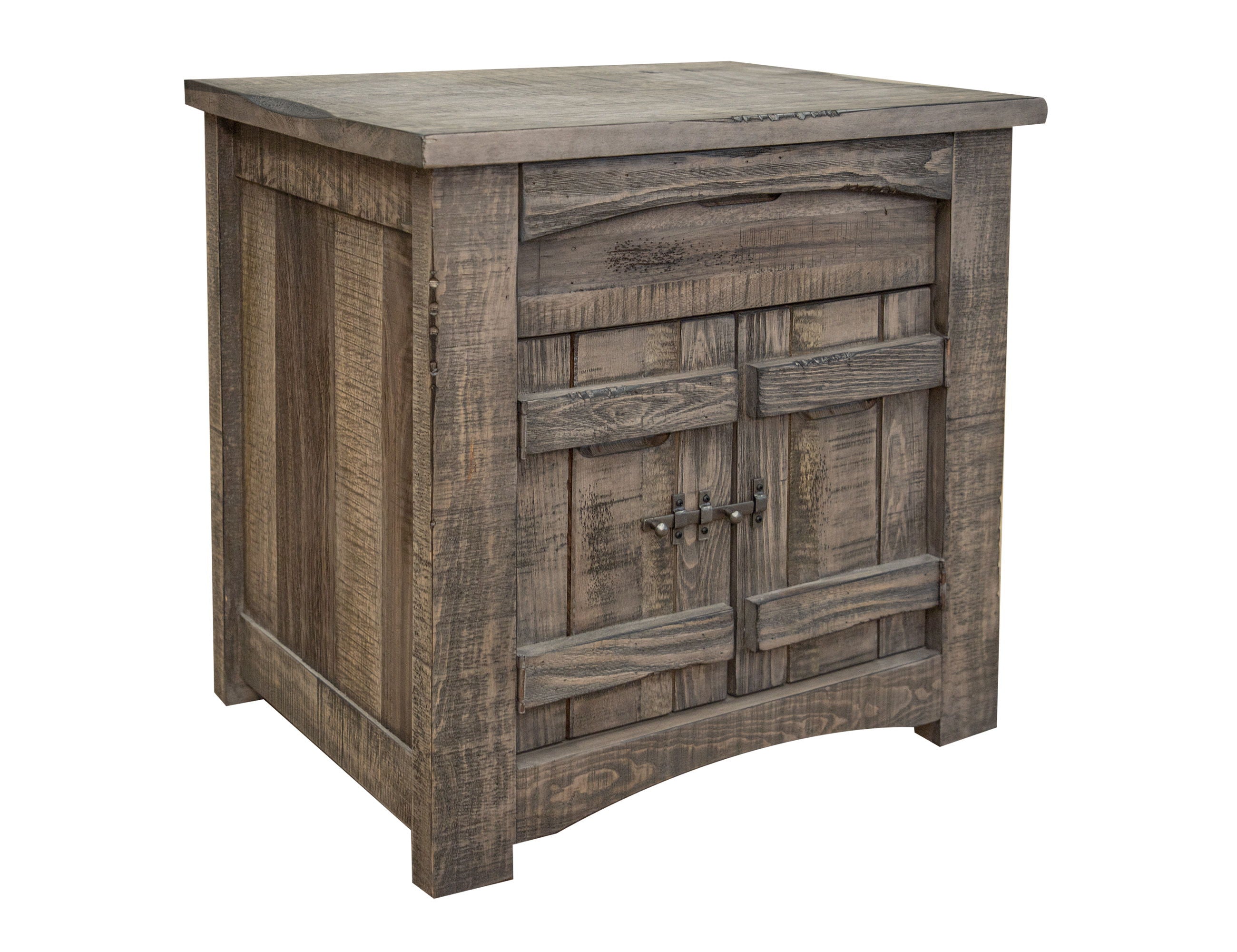 International Furniture Direct San Antonio - Nightstand - Dark Gray | Meri Furniture