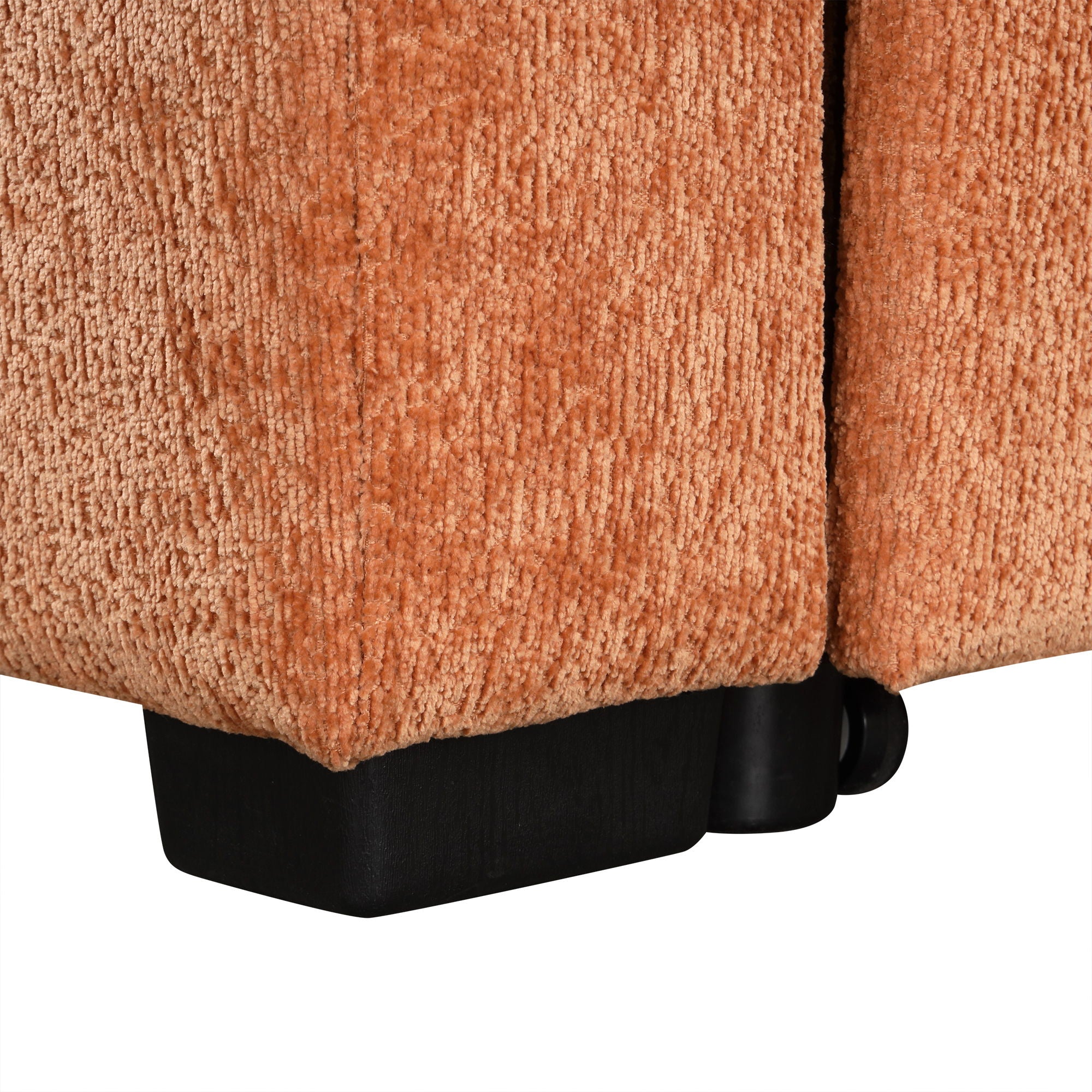 Contemporary L Shaped Convertible Sofa Bed With Pull Out Bed, Cup Holders, And Storage