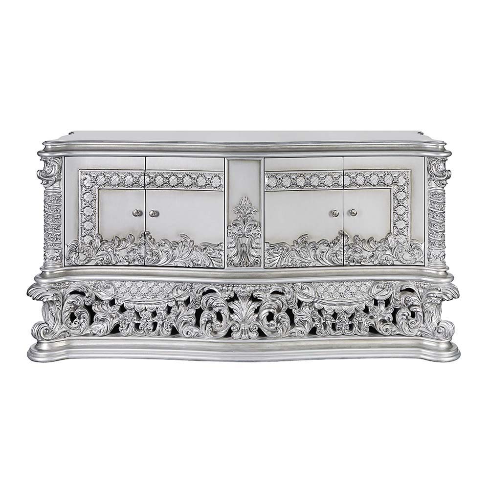 ACME Valkyrie - Server - Antique Platinum | Meri Furniture