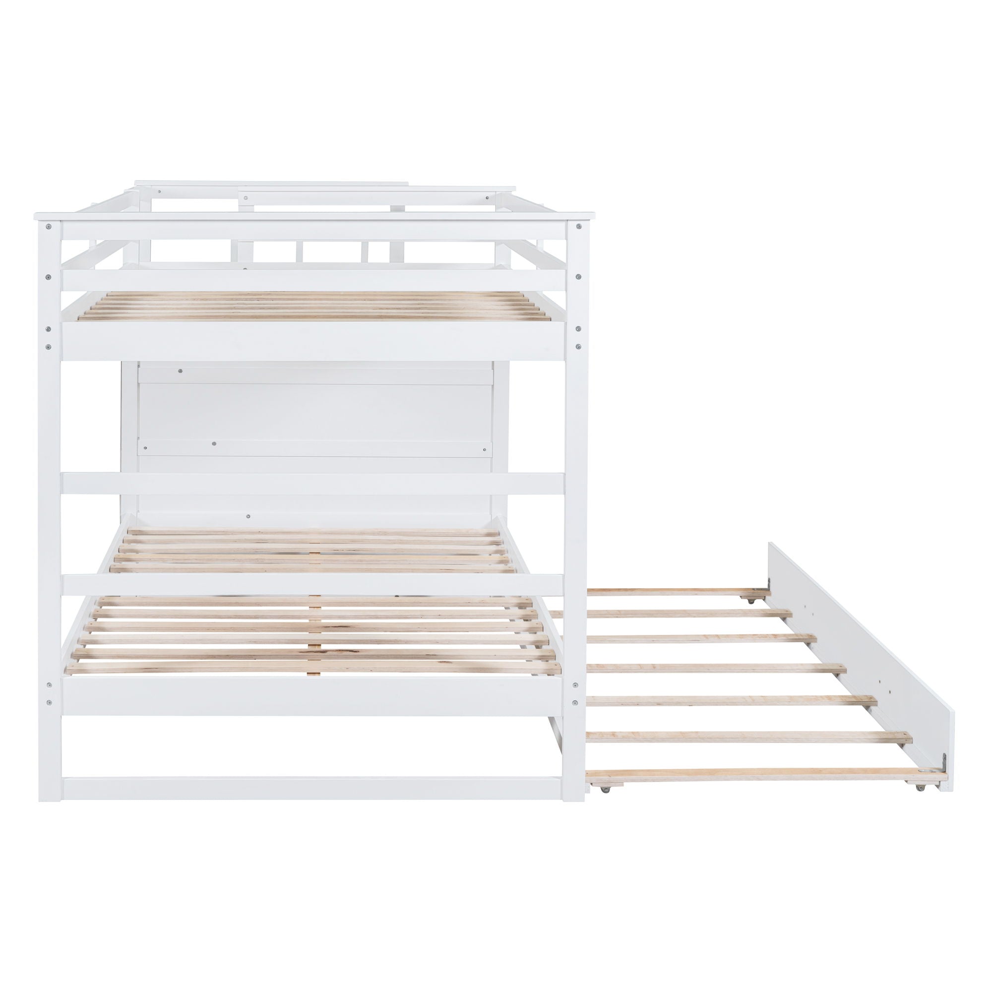 Bunk Bed With Twin Size Trundle And Staircase