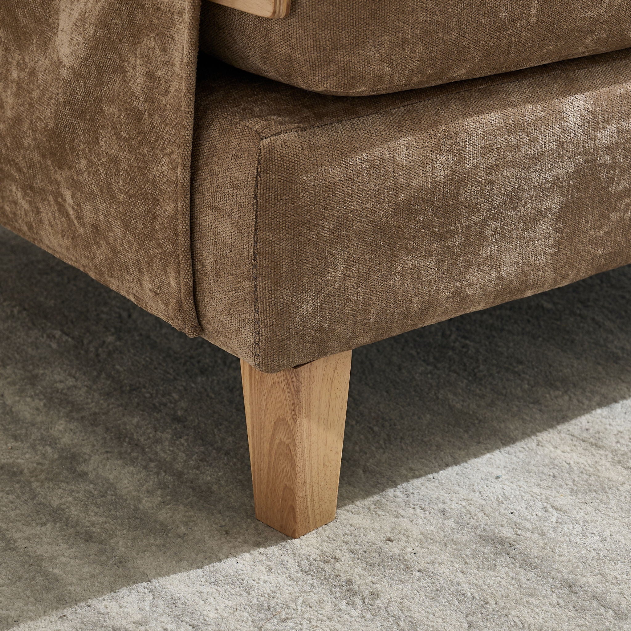 Mid Century Modern Foldable Sofa Bed, 3 In 1 Convertible Sleeper With 3 Pillows