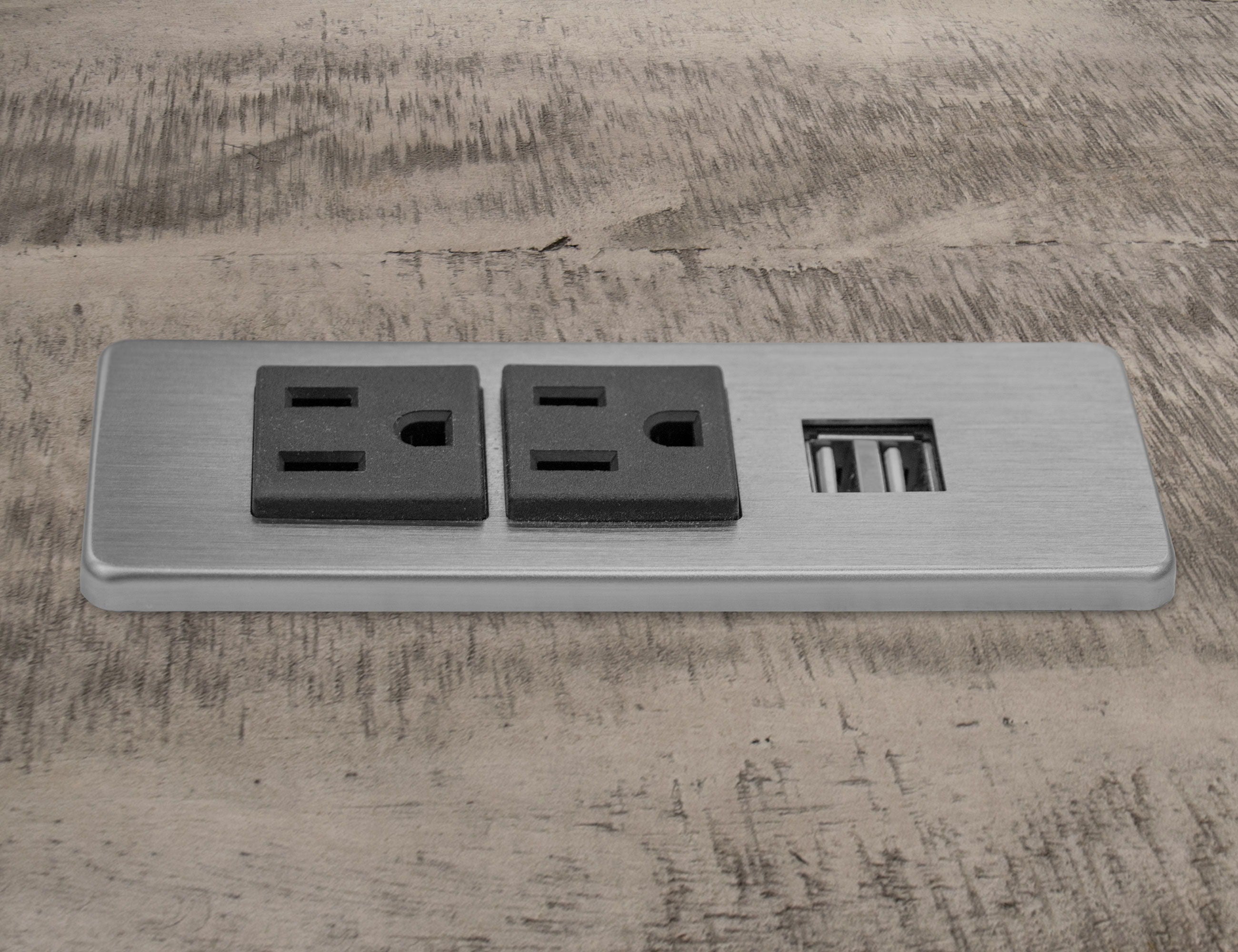 International Furniture Direct Mita - Desk - Honey Brown / Light Gray | Meri Furniture