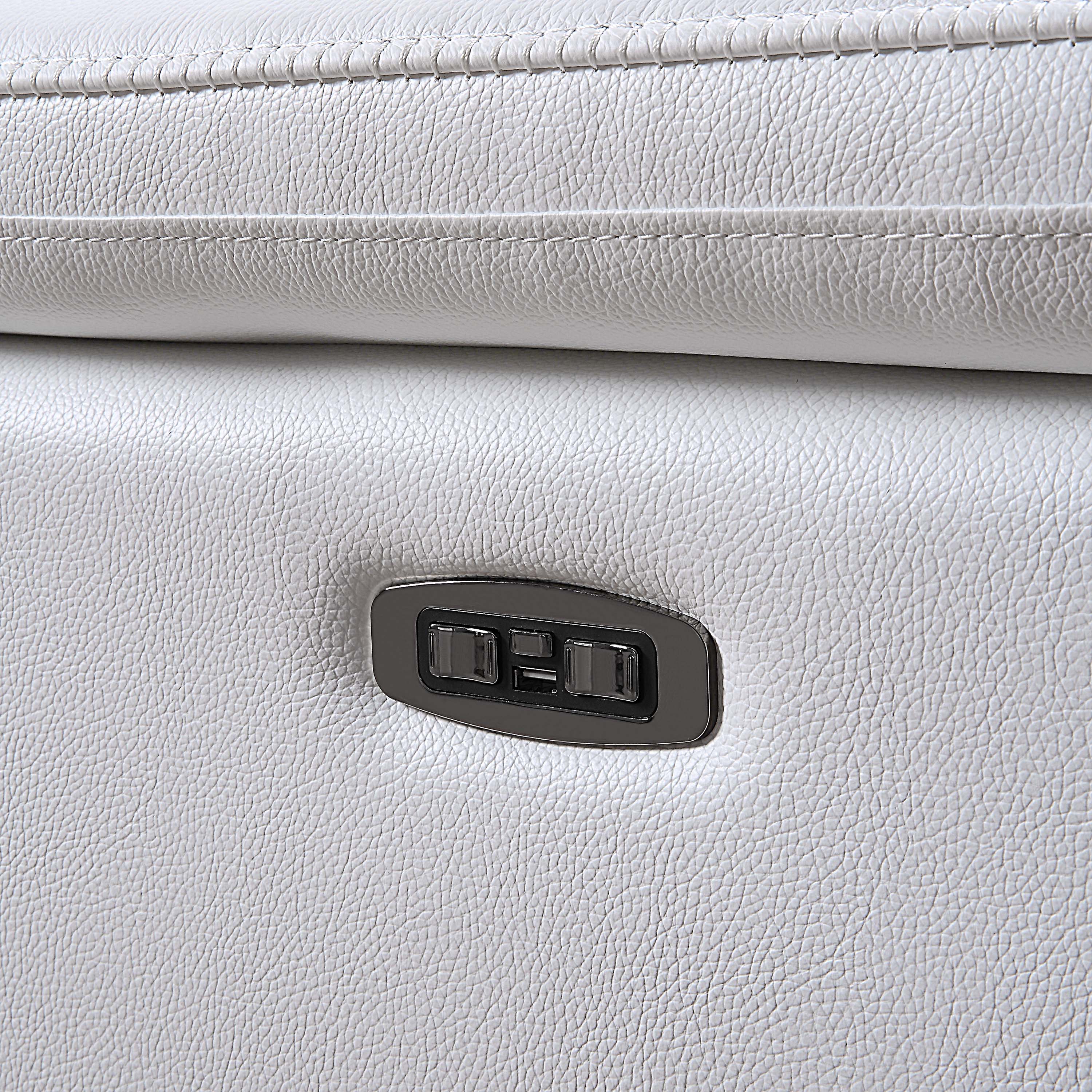 Luxury Reclining Genuine Leather Loveseat/Sofa