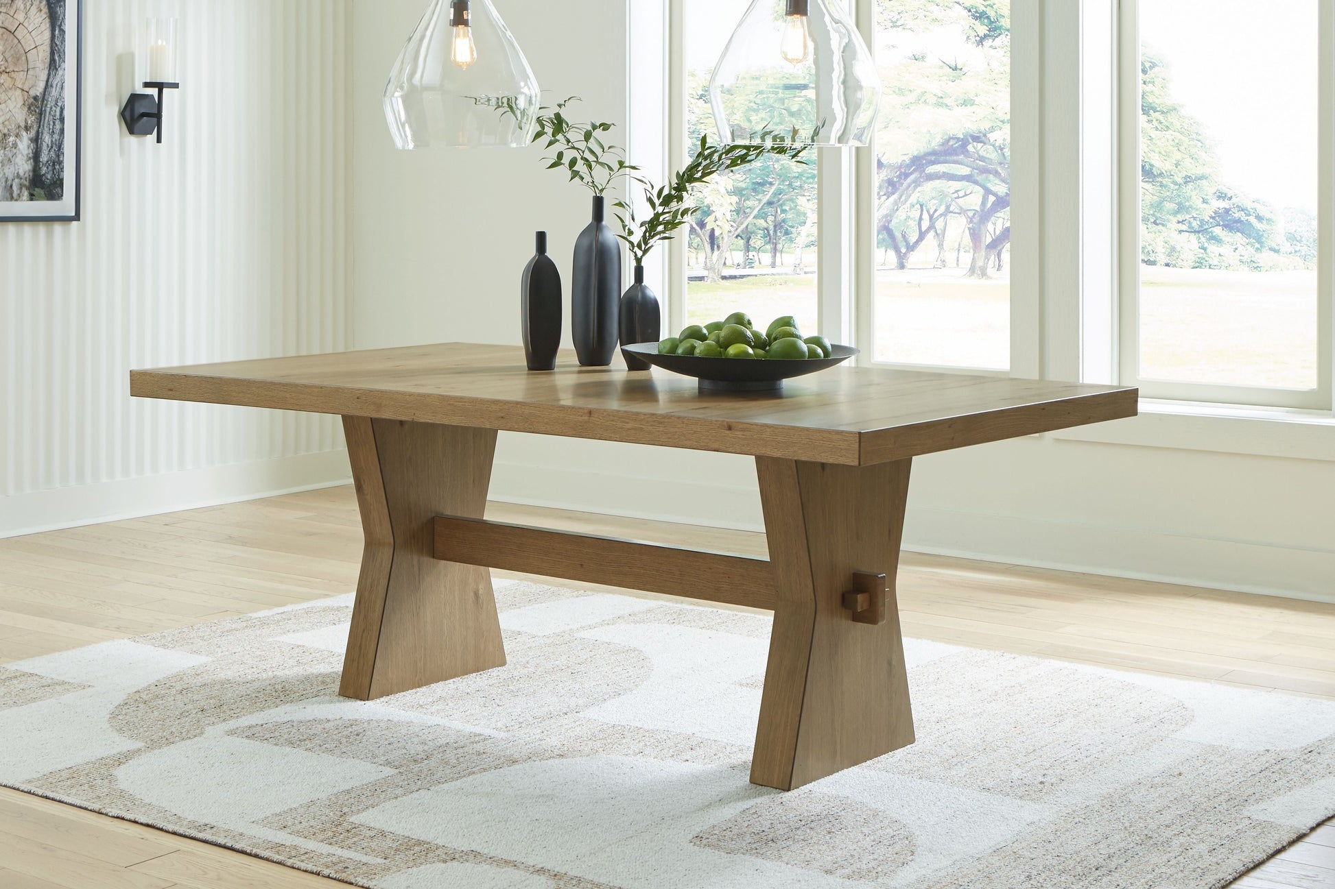 Signature Design by Ashley® Galliden - Rectangular Dining Room Set | Meri Furniture