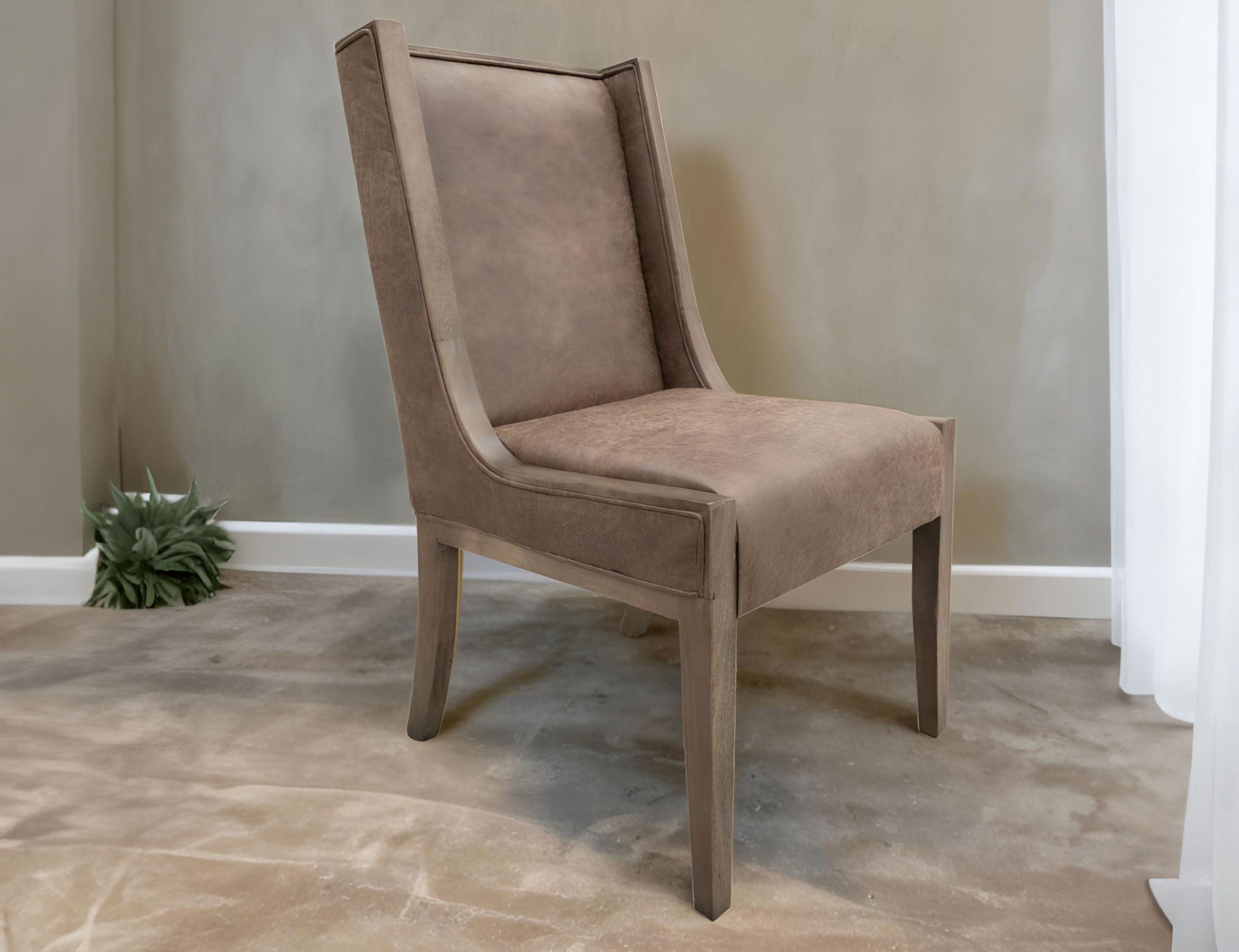International Furniture Direct Mezquite - Upholstered Chair (Set of 2) - Brown | Meri Furniture