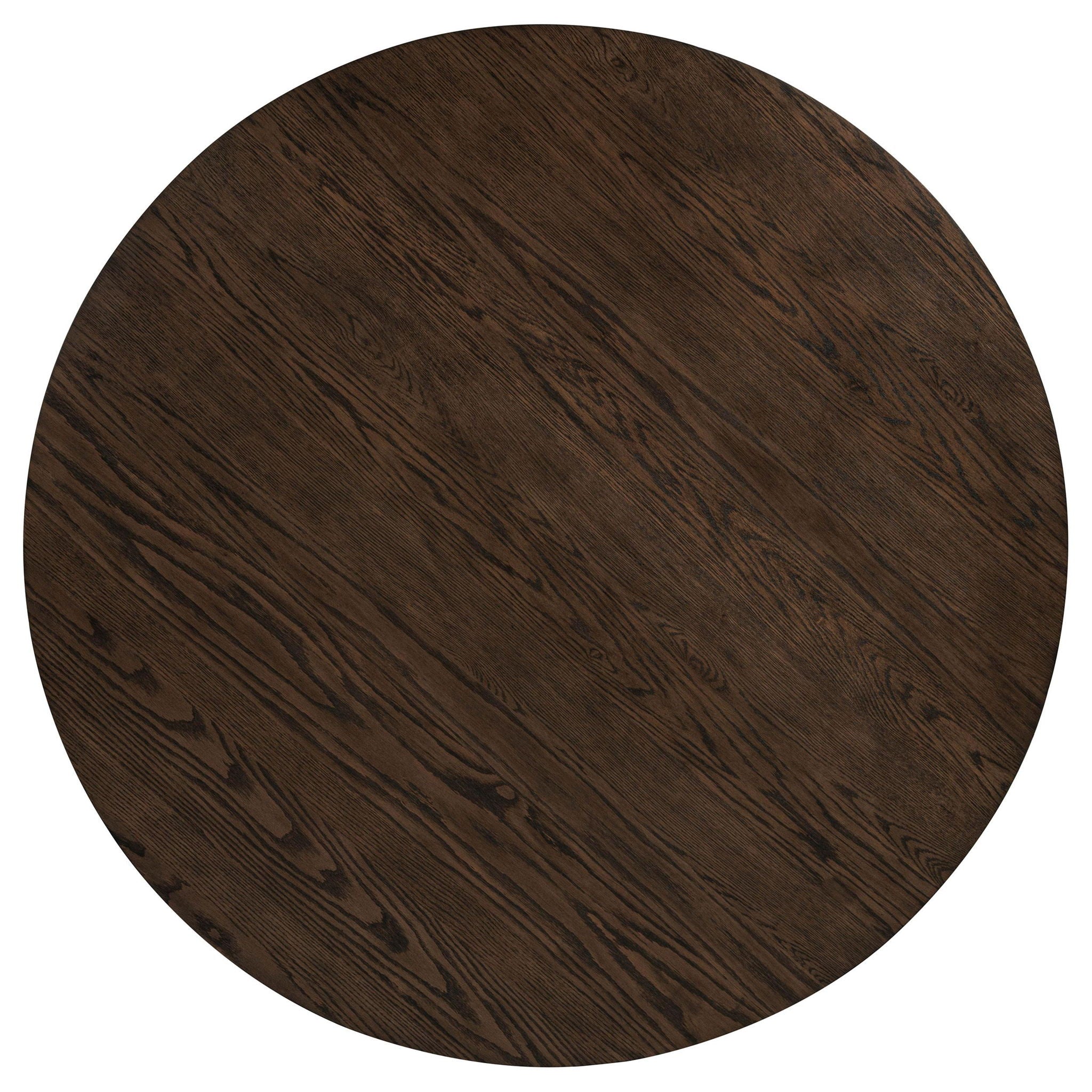 Ridgewell 5-piece Round Pedestal Dining Set Dark Oak