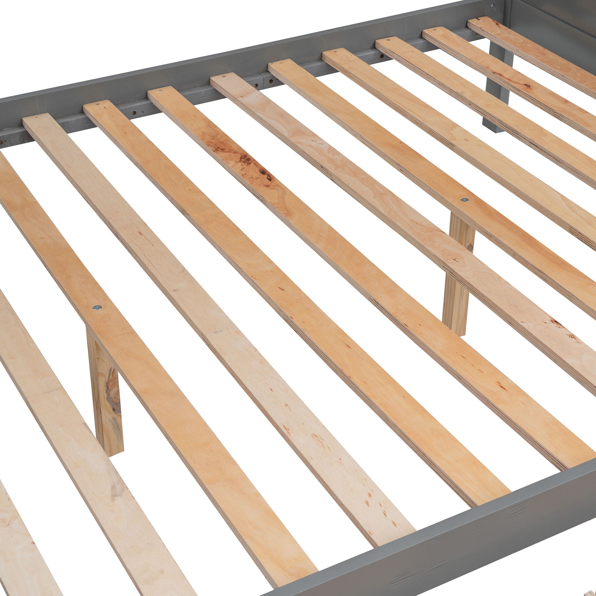 Bunk Bed With Shelfs, Storage Staircase And 2 Drawers