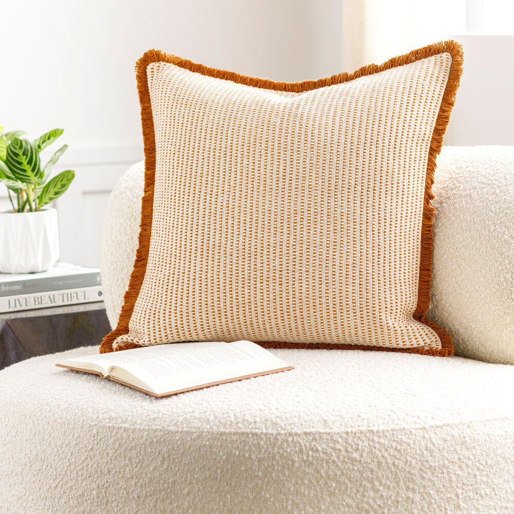 Cotton Fringe Pillow