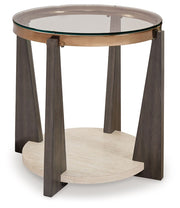 Signature Design by Ashley® Frazwa - Multi - Round End Table | Meri Furniture